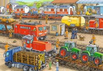 Puzzle Trubel am Bahnhof 09.191 Teile 2x24 - Bild 3
