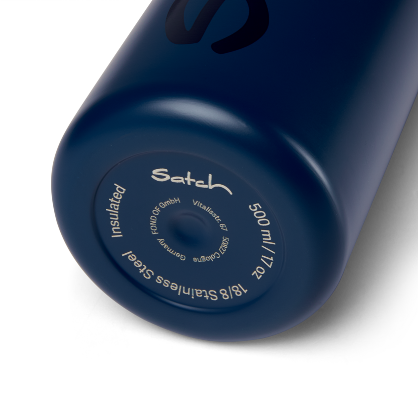 Satch Trinkflasche Edelstahl blue 500ml - Bild 6