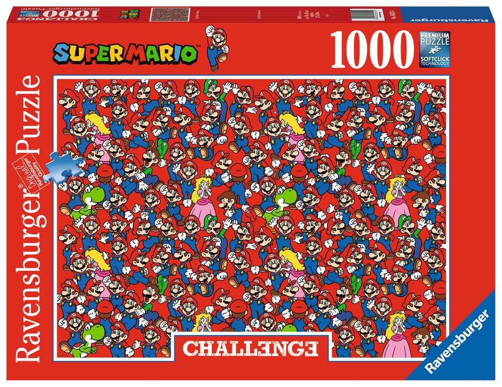 Puzzle  1000 Teile Super Mario Bros challenge 16.525 - Bild 1