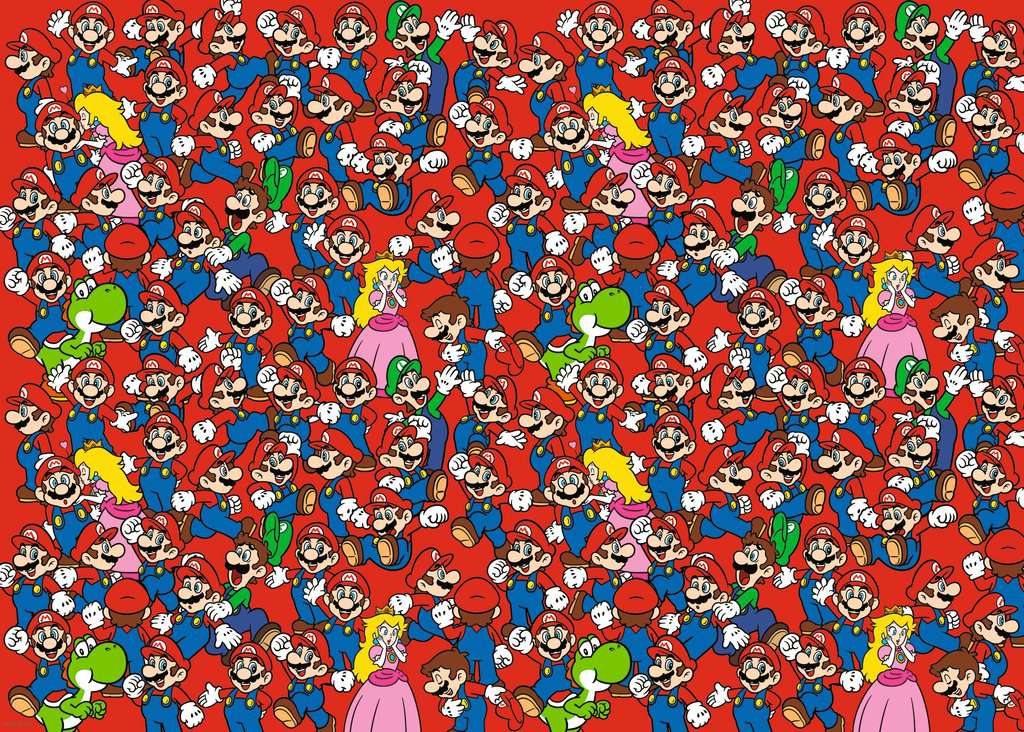 Puzzle  1000 Teile Super Mario Bros challenge 16.525 - Bild 2