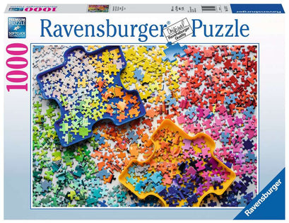 Puzzle 1000 Teile Viele bunte Puzzleteile 15.274