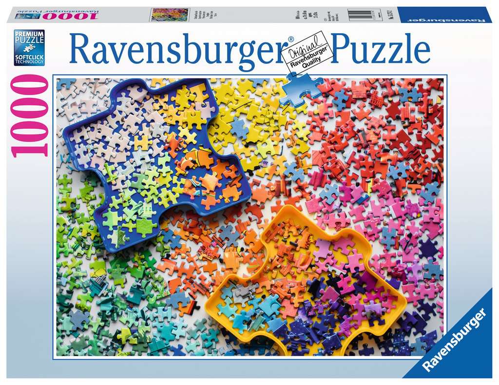 Puzzle 1000 Teile Viele bunte Puzzleteile 15.274 - Bild 1