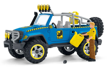 Schleich Dinosaurs Geländewagen mit Dino-Aussenposten 41464