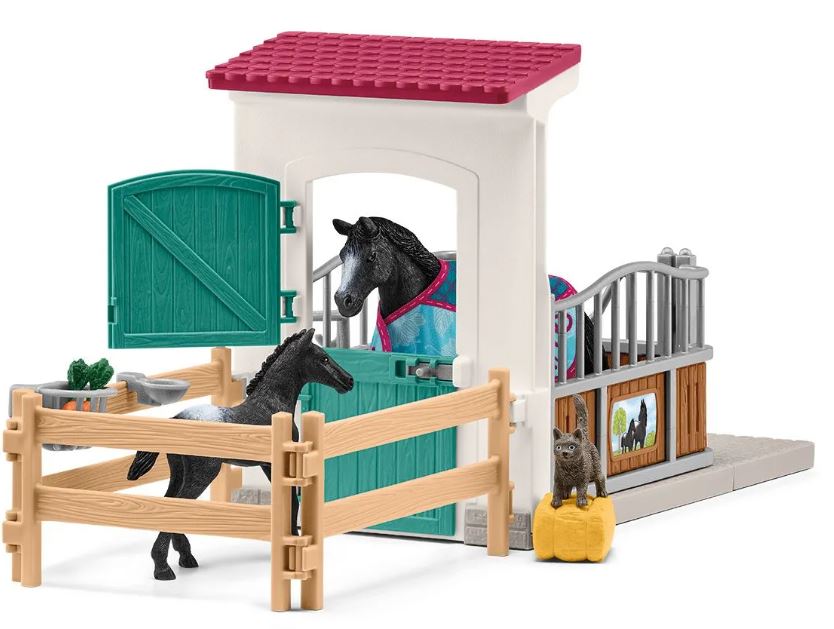 Schleich Horse Club Pferdebox mit Stute und Fohlen 42611 - Bild 2