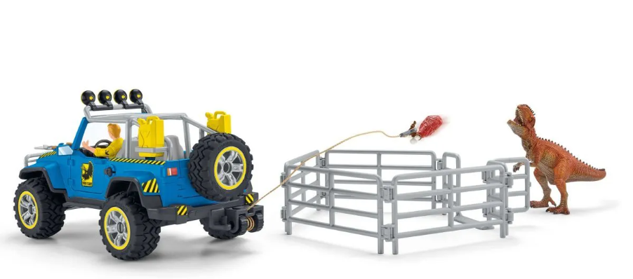 Schleich Dinosaurs Geländewagen mit Dino-Aussenposten 41464 - Bild 2