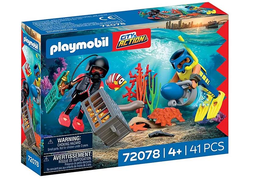PLAYMOBIL City Action Polizeitaucher mit Schatz 72078 - Bild 1