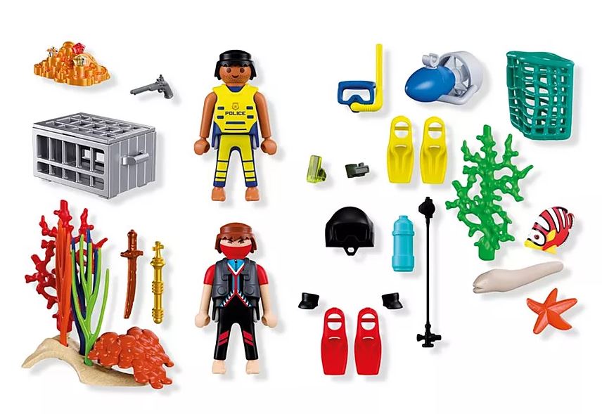 PLAYMOBIL City Action Polizeitaucher mit Schatz 72078 - Bild 2