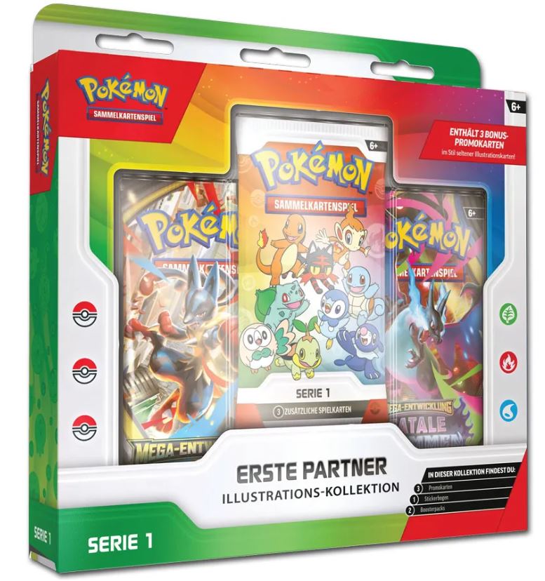 Pokémon Erste Partner Illustrations-Kollektion Serie 1 DE - Bild 1