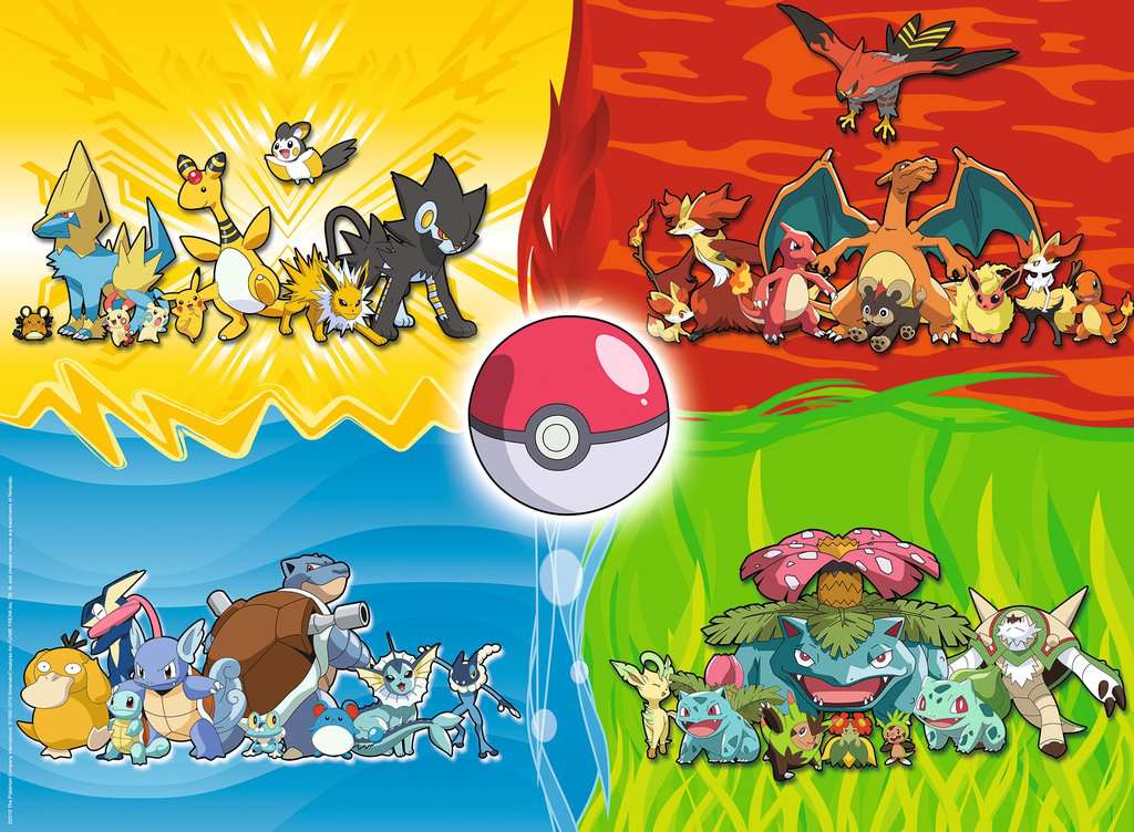 Ravensburger Puzzle 150 Teile Pokemon Typen 10.035 - Bild 2