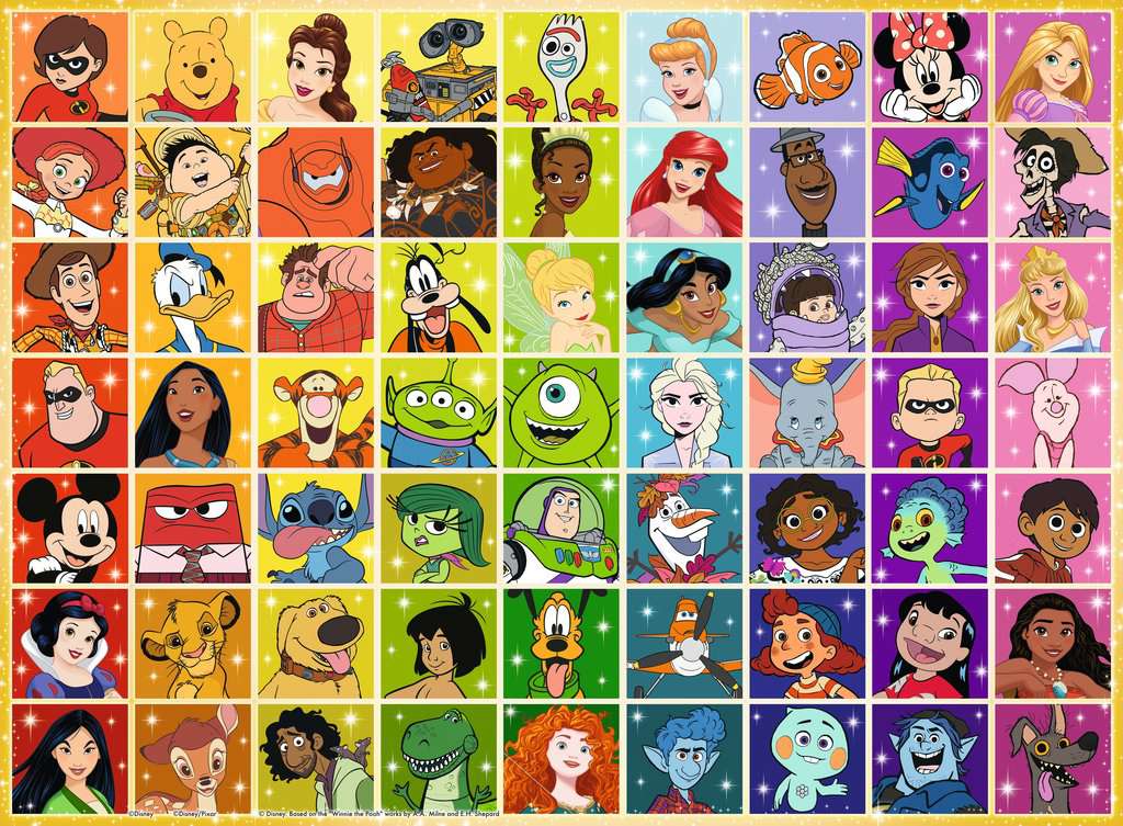Puzzle Disneys bunte Farbenwelt 100 Teile 13.332 - Bild 2