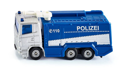 Siku Polizei Wasserwerfer 1079 in Silber-Blau, Seitenansicht