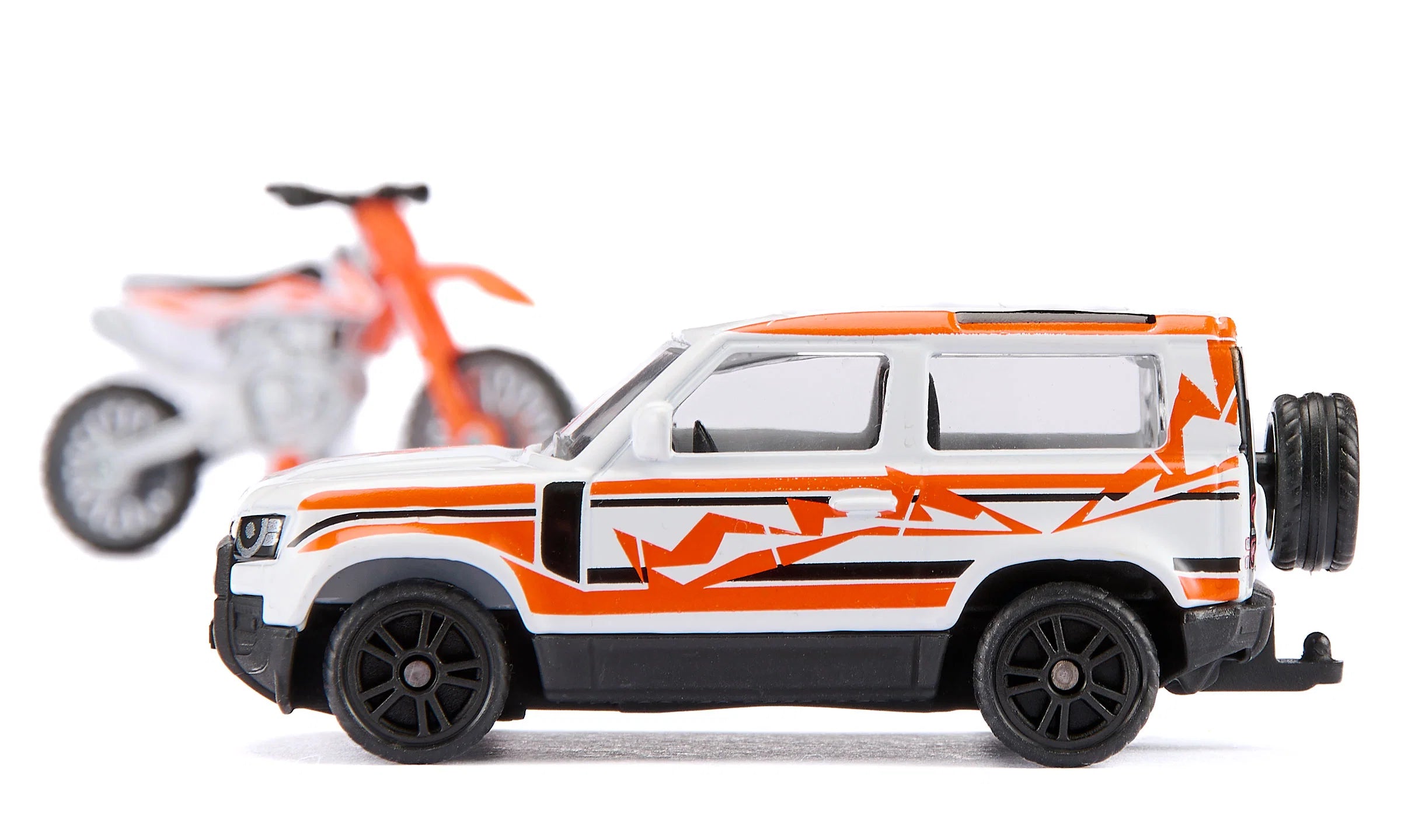Siku Land Rover Defender mit KTM Motorrad 01.114 - Bild 4