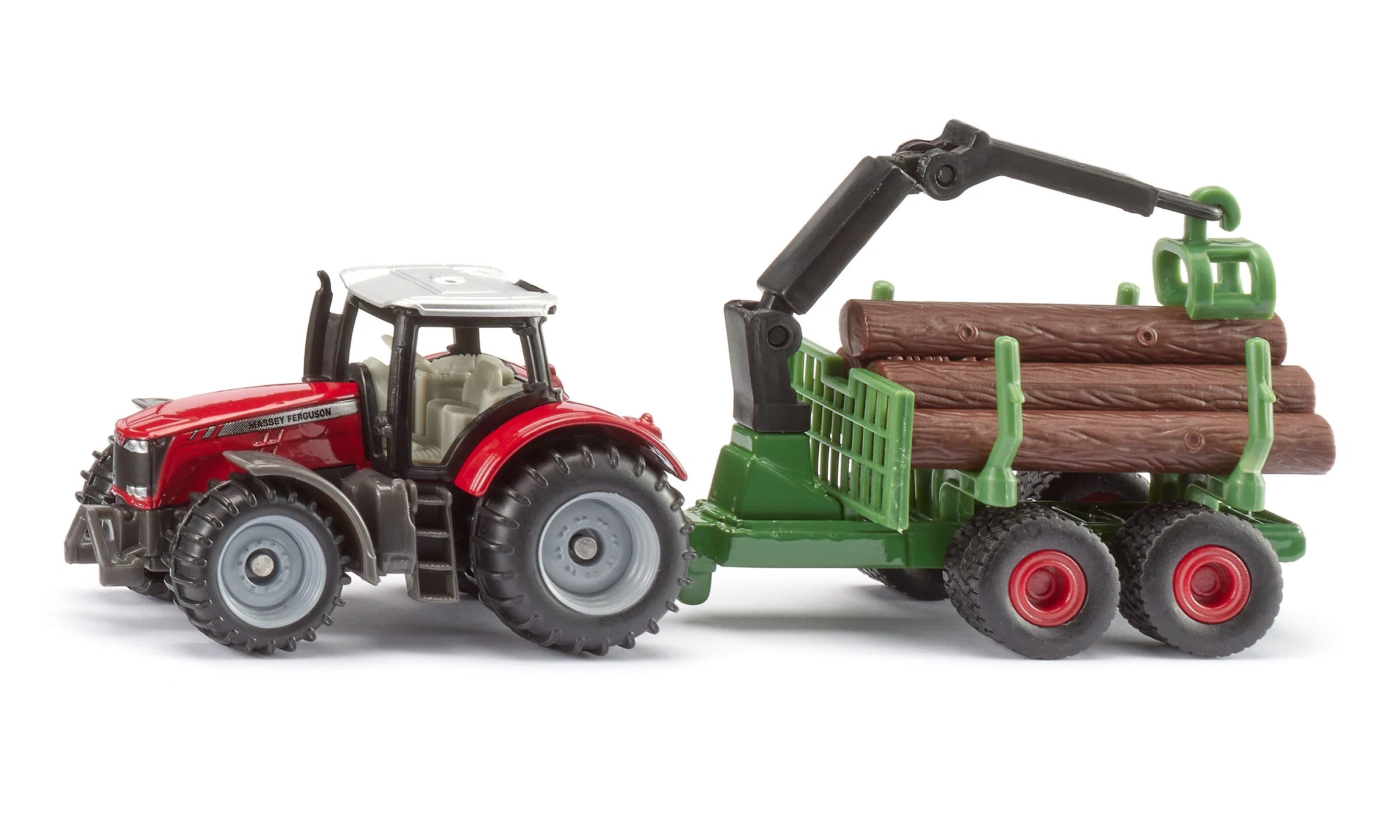 Siku Massey Ferguson mit Forstanhänger 01.134 - Bild 1