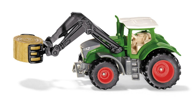 Siku Fendt mit Ballengreifer 1539, Traktor mit Ballen in der Zange