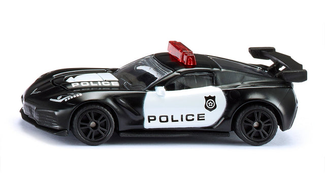 Siku Chevrolet Corvette ZR1 US Police 1545, Seitenansicht