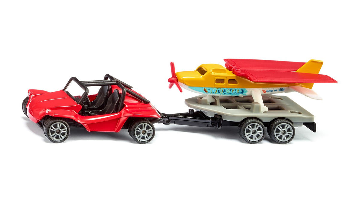 Siku Buggy mit Sportflugzeug 01.696 - Bild 1