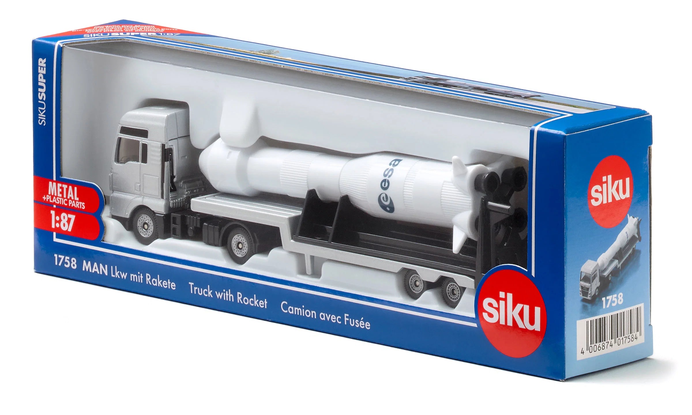 Siku MAN Lkw mit ESA Rakete 01.758 - Bild 6