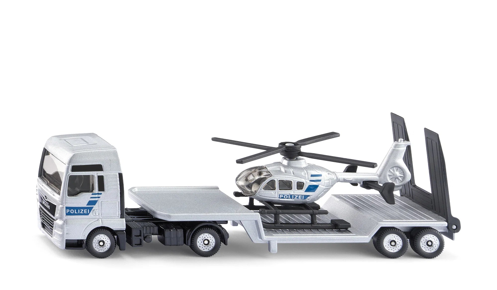 Siku MAN Lkw mit Polizei Helikopter 01.759 - Bild 1