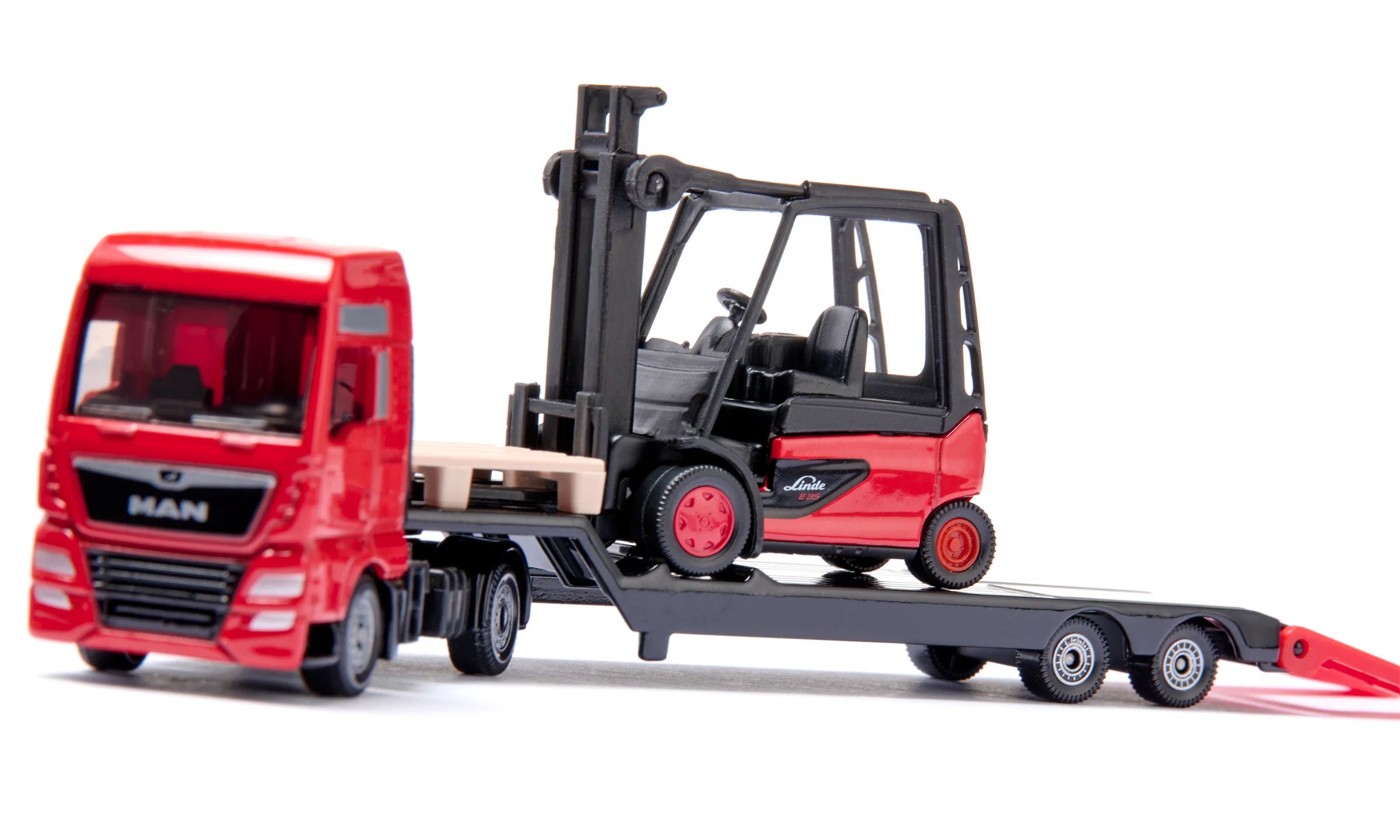 Siku MAN Lkw mit Linde Gabelstapler 01.763 - Bild 5