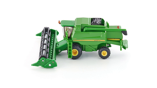 Siku Farmer John Deere Mähdrescher 1876 mit Schneidwerk, Seitenansicht