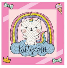 Diamond Painting Katze Einhorn