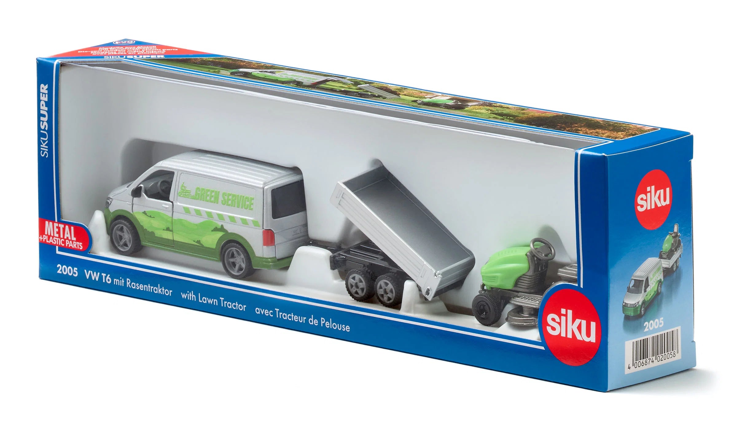 Siku VW T6 mit Rasentraktor 02.005 - Bild 6
