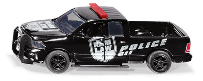 Siku RAM 1500 US-Polizei 2309, schwarzer Pick-up, Seitenansicht