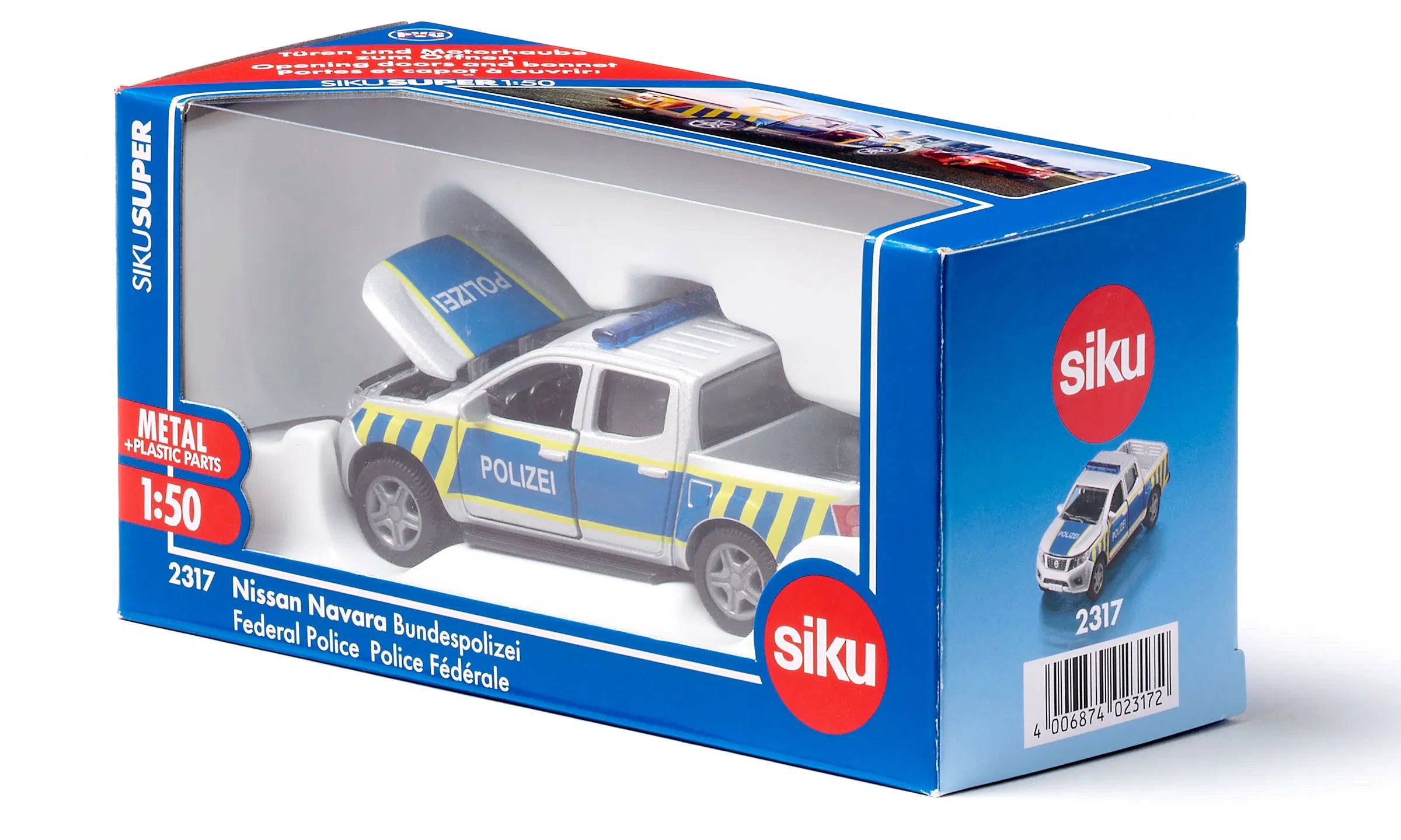 Siku Nissan Navara Bundespolizei 02.317 - Bild 6