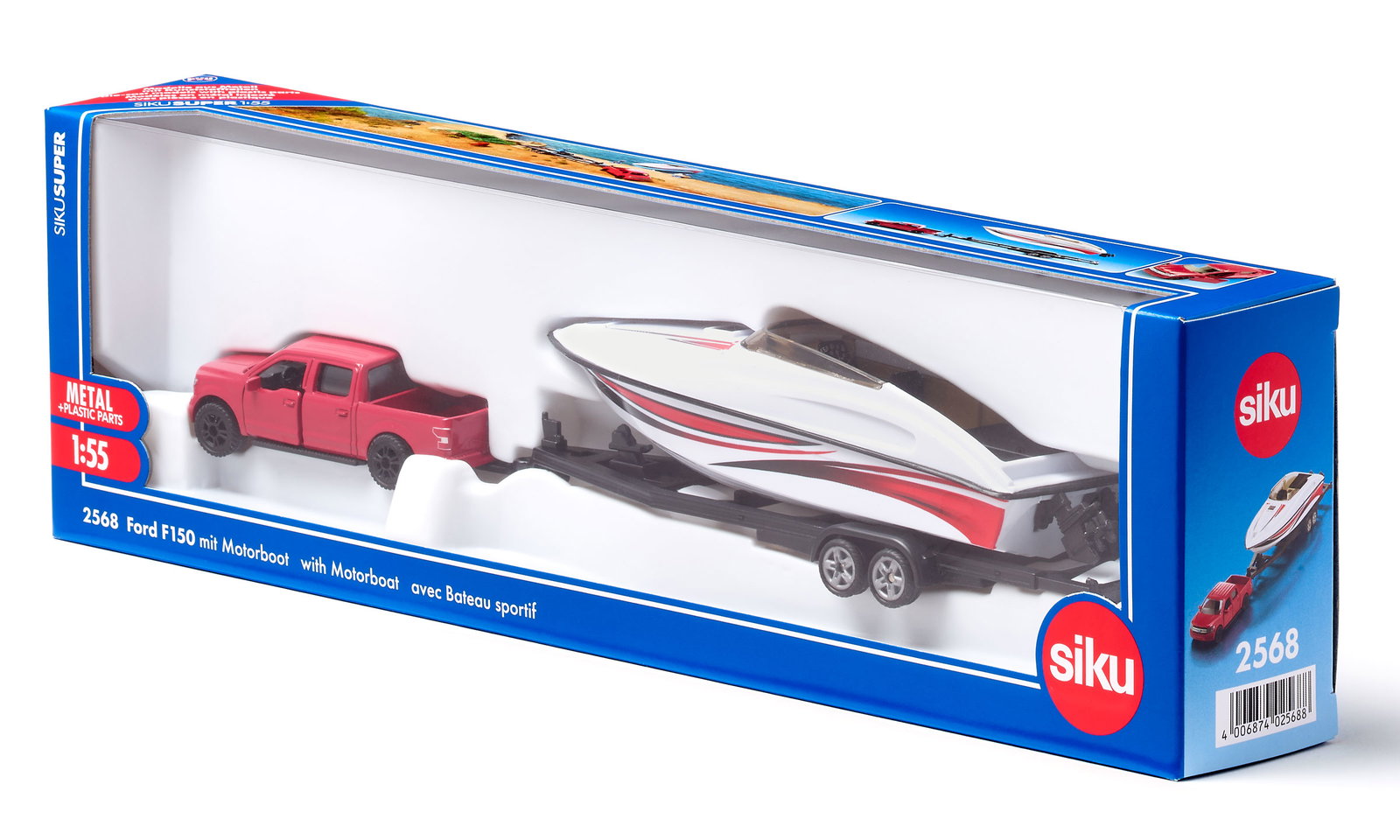 Siku Ford F150 mit Motorboot 02.568 - Bild 7