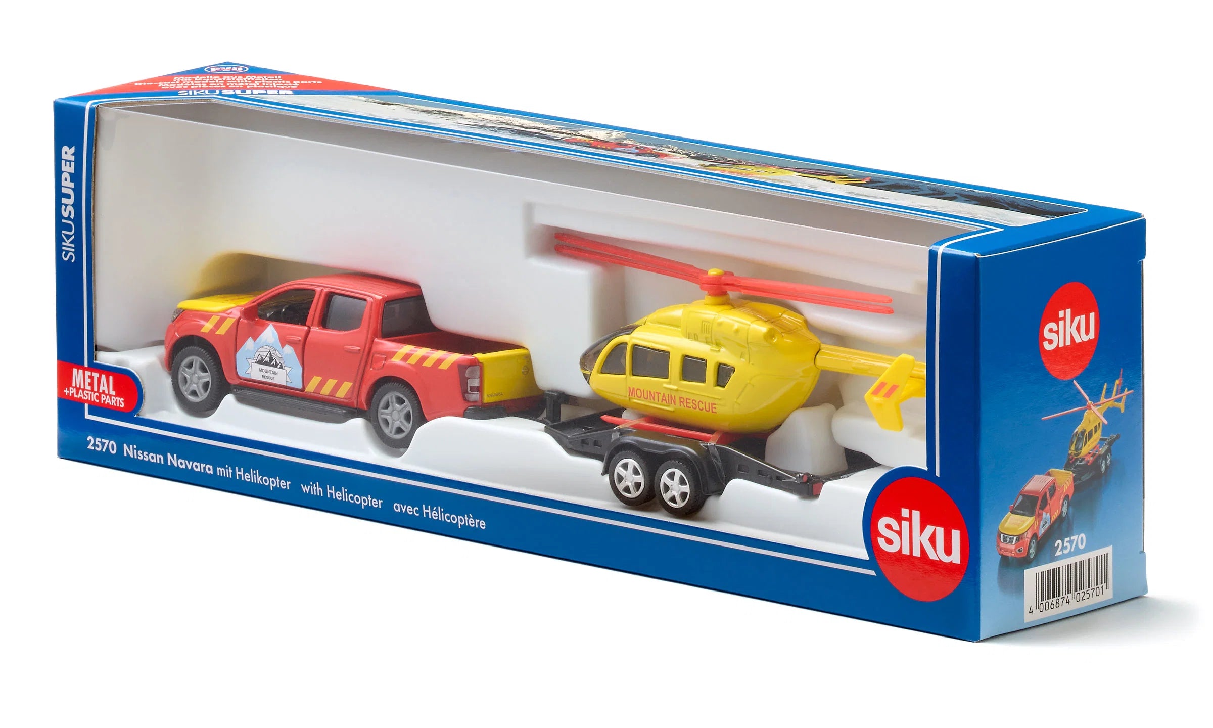 Siku Nissan Navara mit Helikopter 02.570 - Bild 7