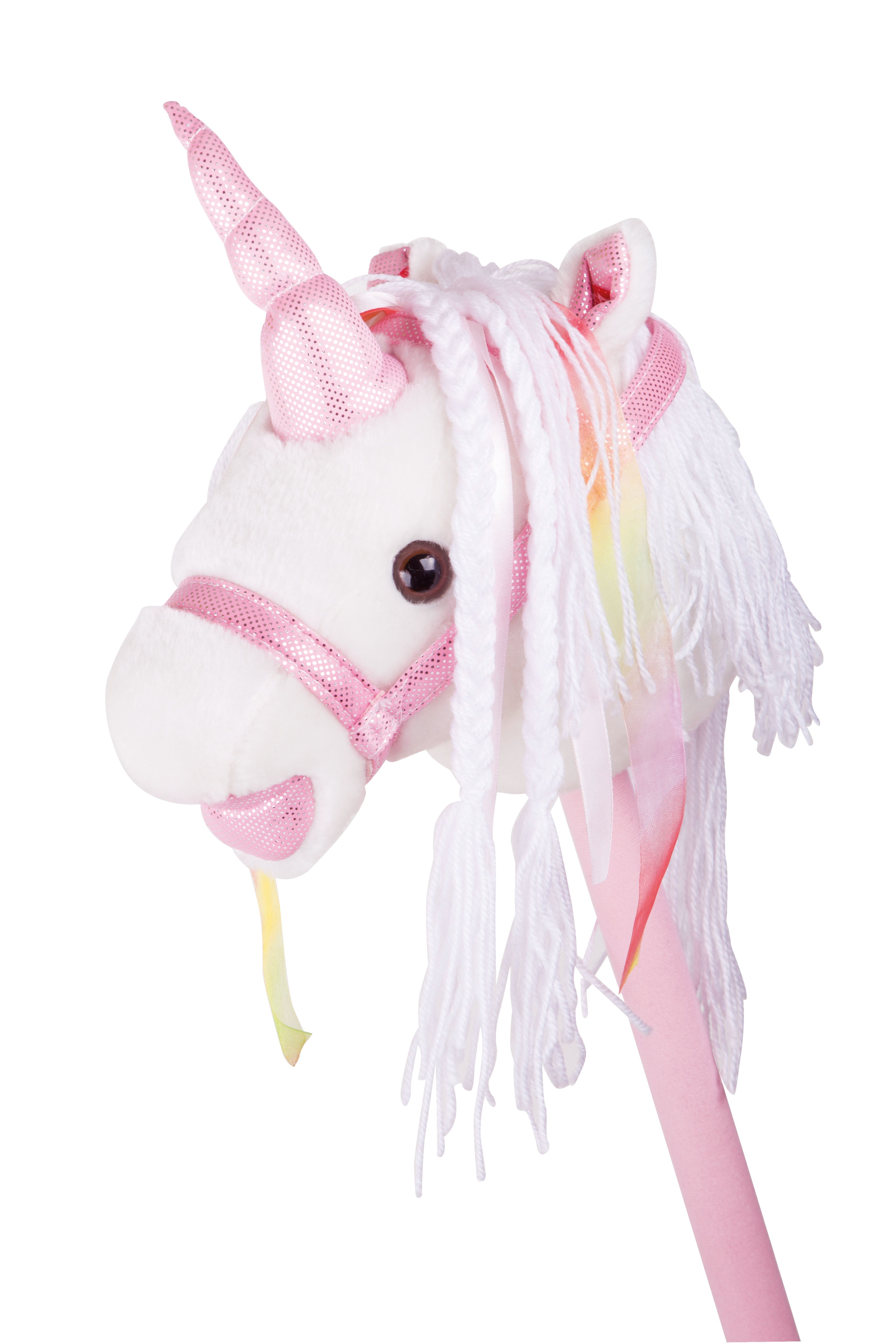 Steckenpferd weisses Einhorn - Bild 1