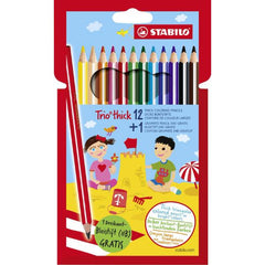 Stabilo Trio dick 12er Etui inkl. mit Bleistift
