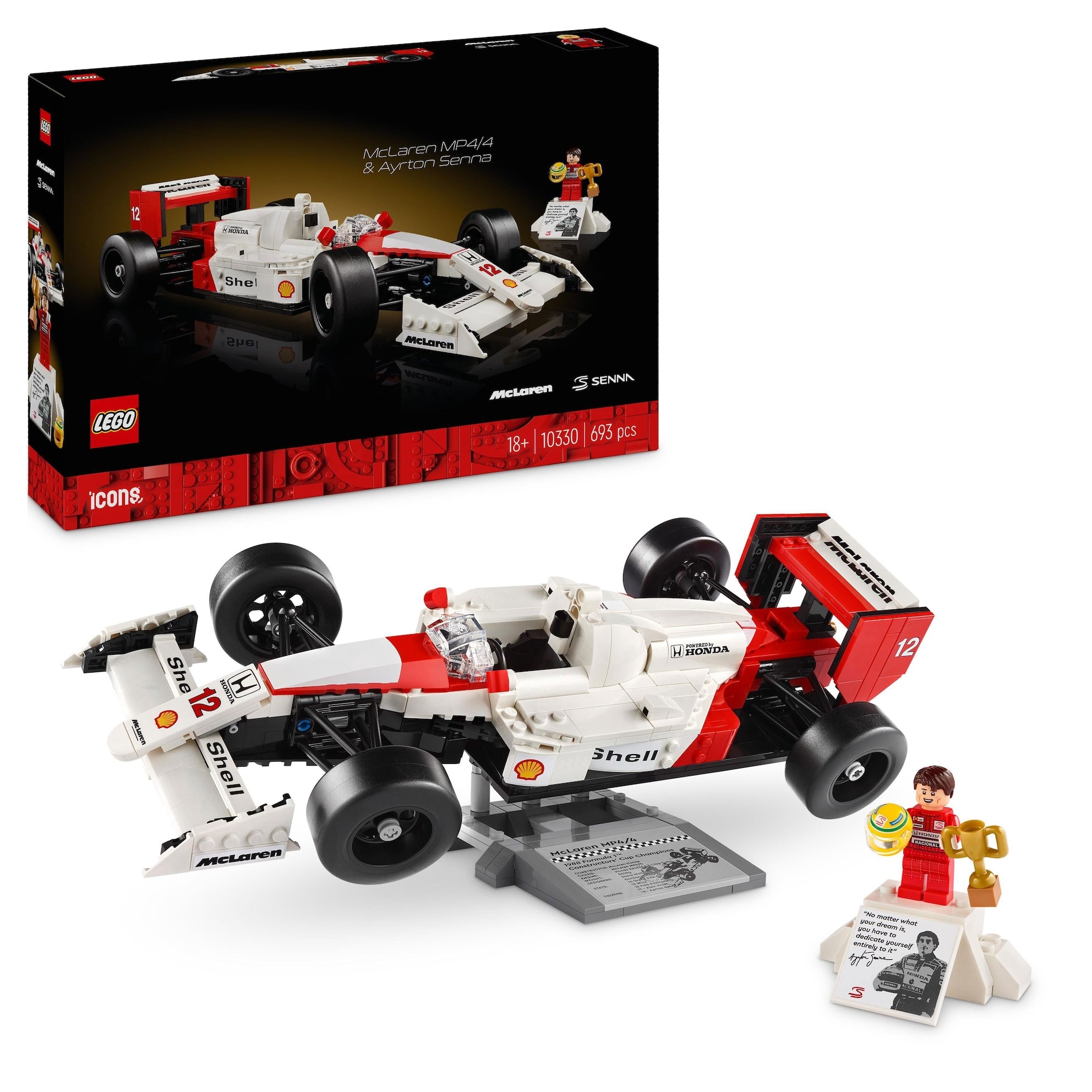 LEGO ICONS McLaren MP4/4 & Ayrton Senna 10330 - Bild 6