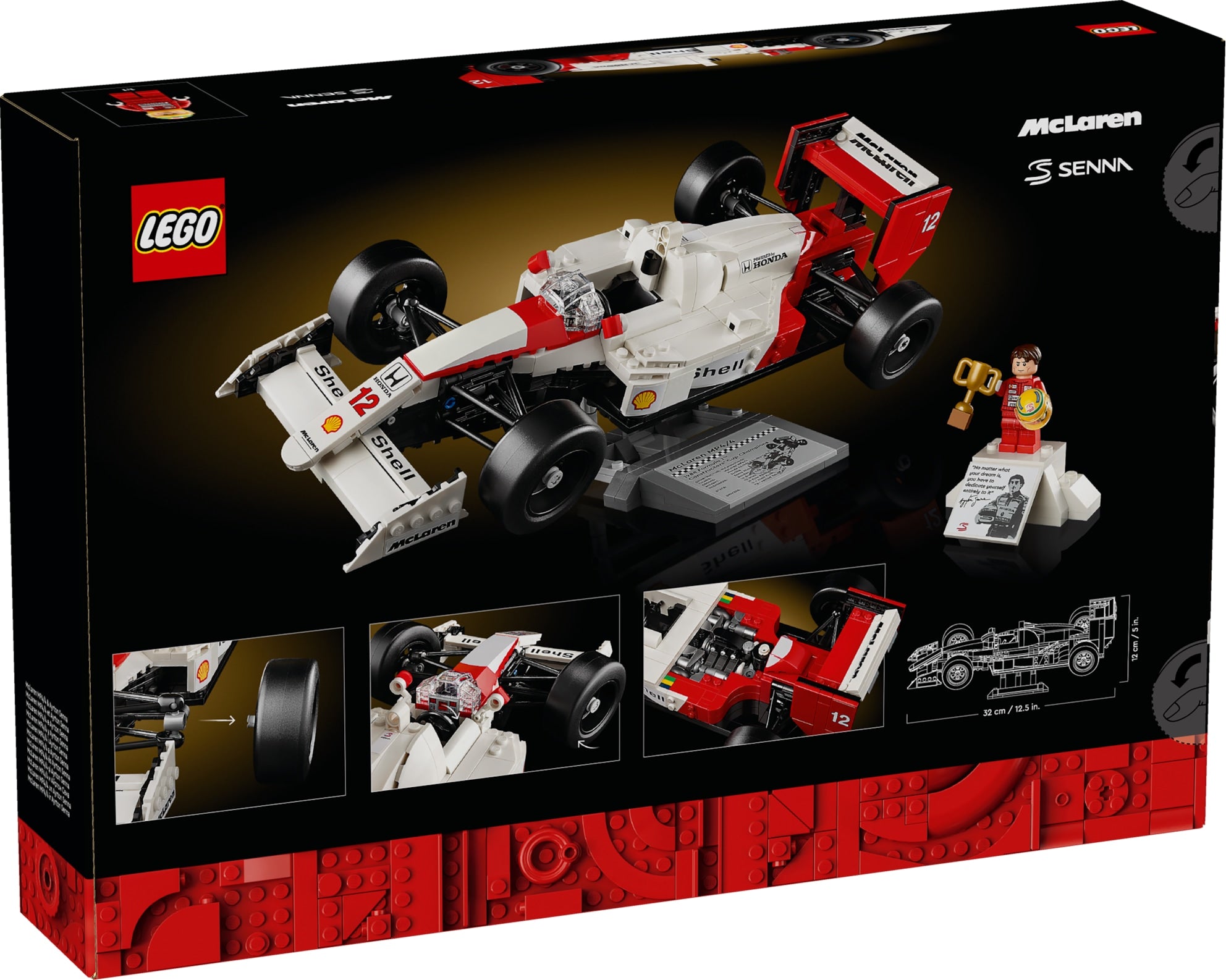 LEGO ICONS McLaren MP4/4 & Ayrton Senna 10330 - Bild 1
