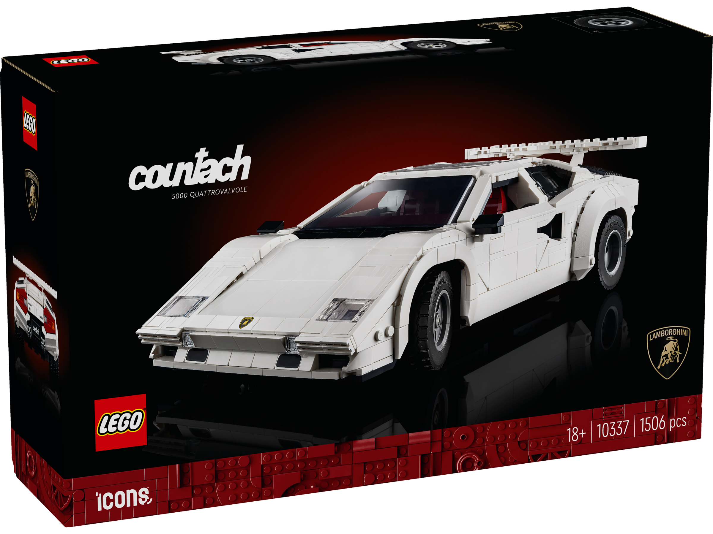 LEGO Icons Lamborghini Countach 5000 Quattrovalvole 10337 - Bild 1