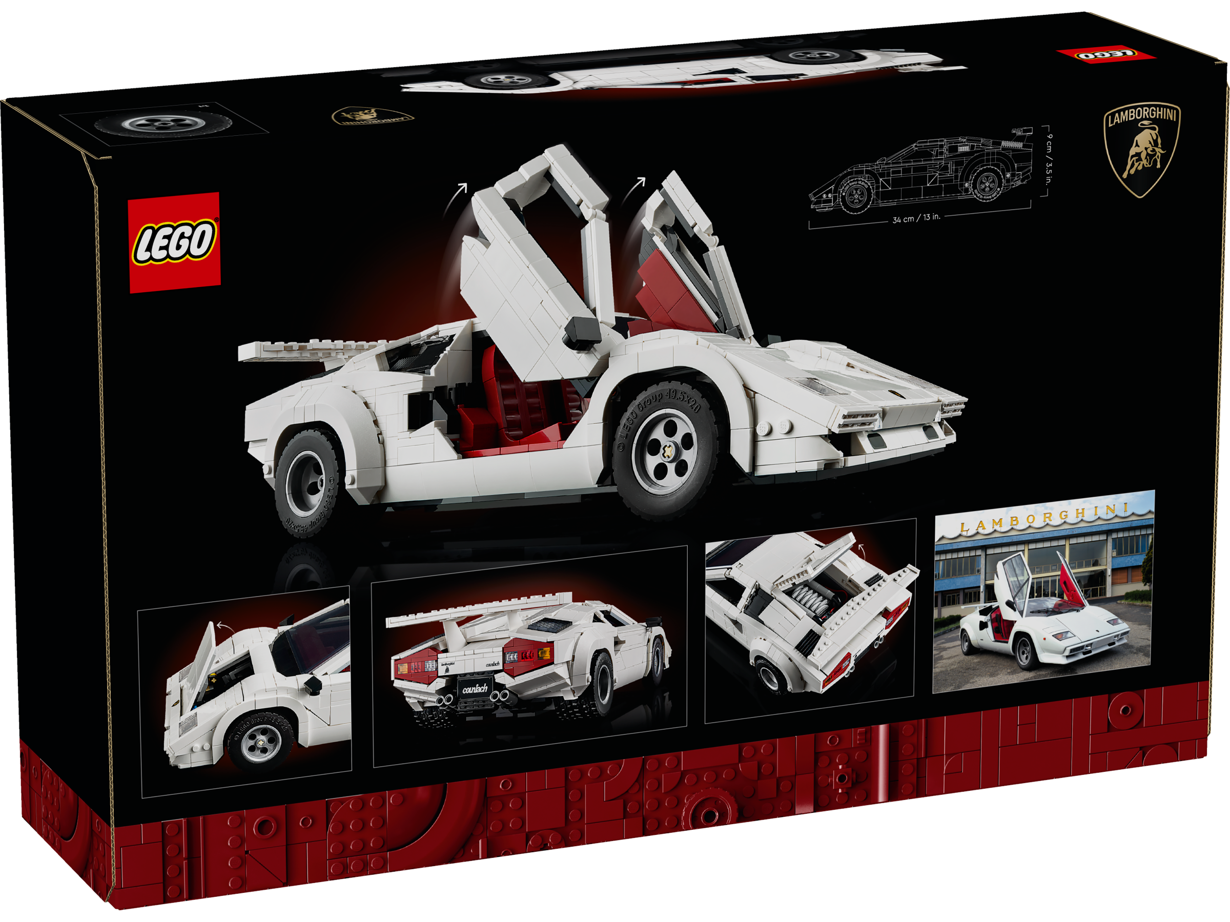 LEGO Icons Lamborghini Countach 5000 Quattrovalvole 10337 - Bild 9