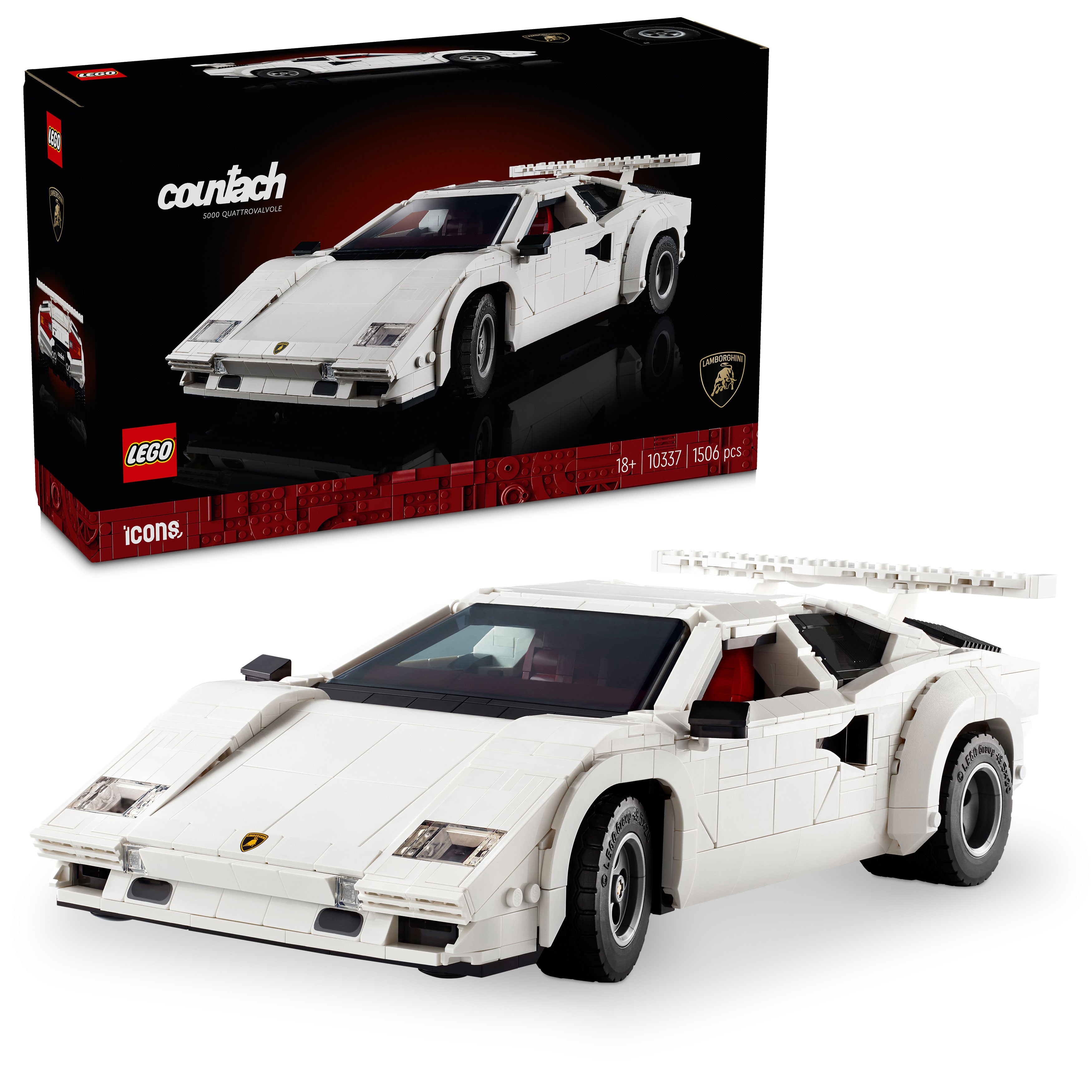 LEGO Icons Lamborghini Countach 5000 Quattrovalvole 10337 - Bild 10