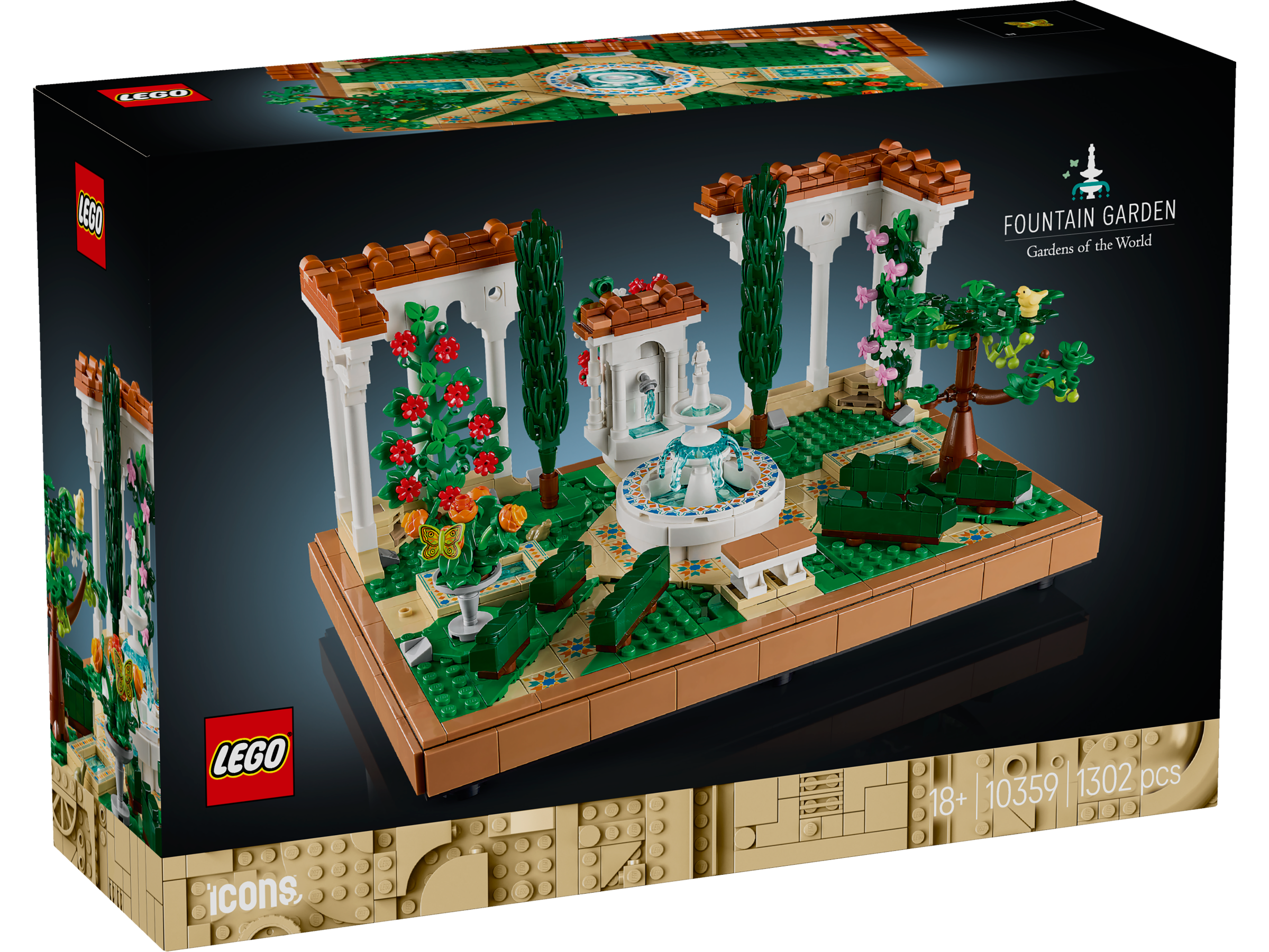 LEGO Icons Springbrunnengarten 10359 - Bild 1