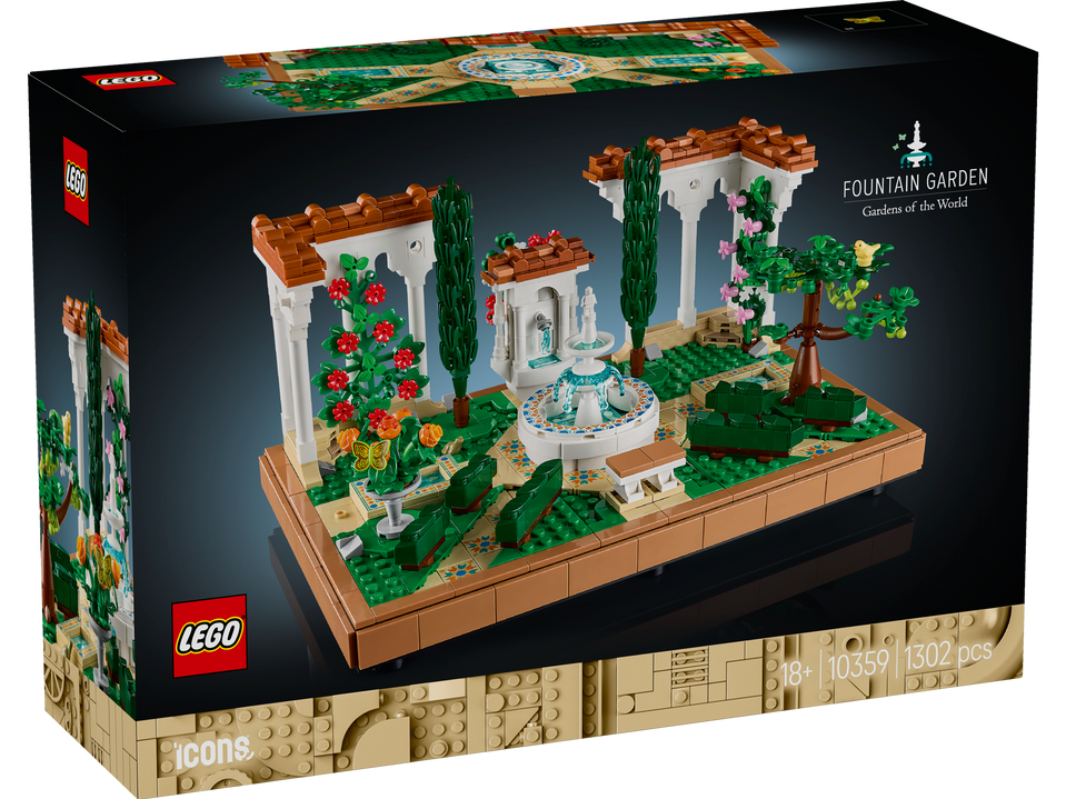 LEGO Icons Springbrunnengarten 10359