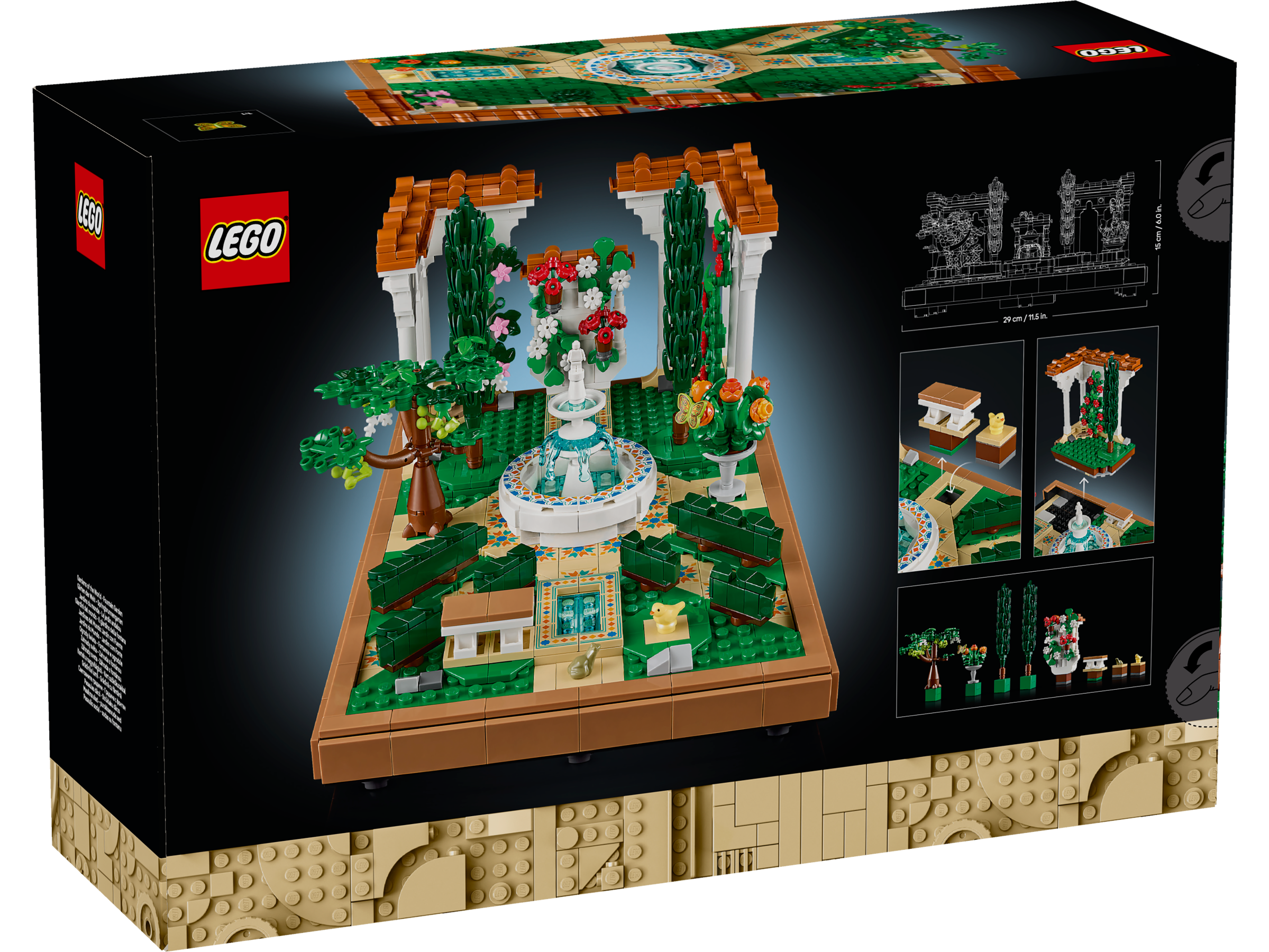 LEGO Icons Springbrunnengarten 10359 - Bild 6