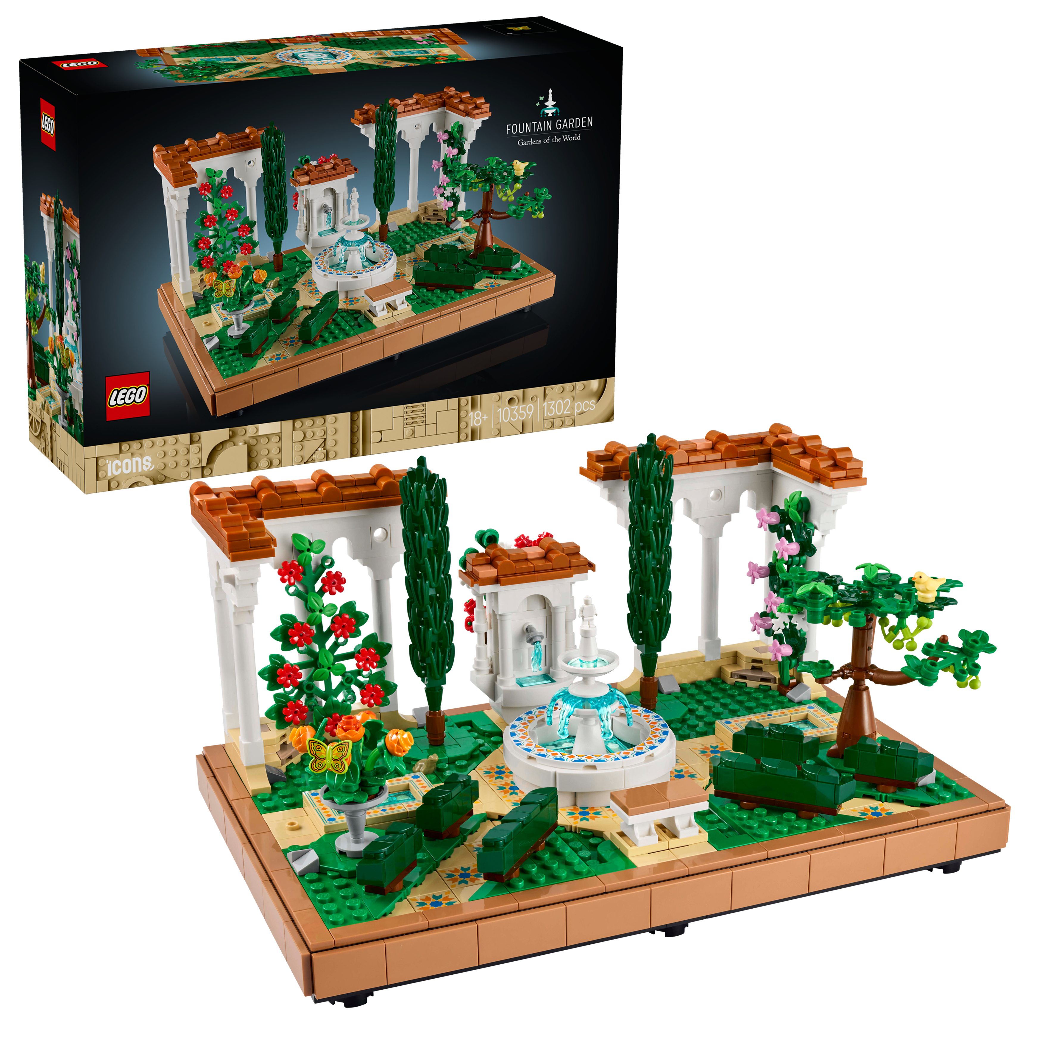 LEGO Icons Springbrunnengarten 10359 - Bild 5