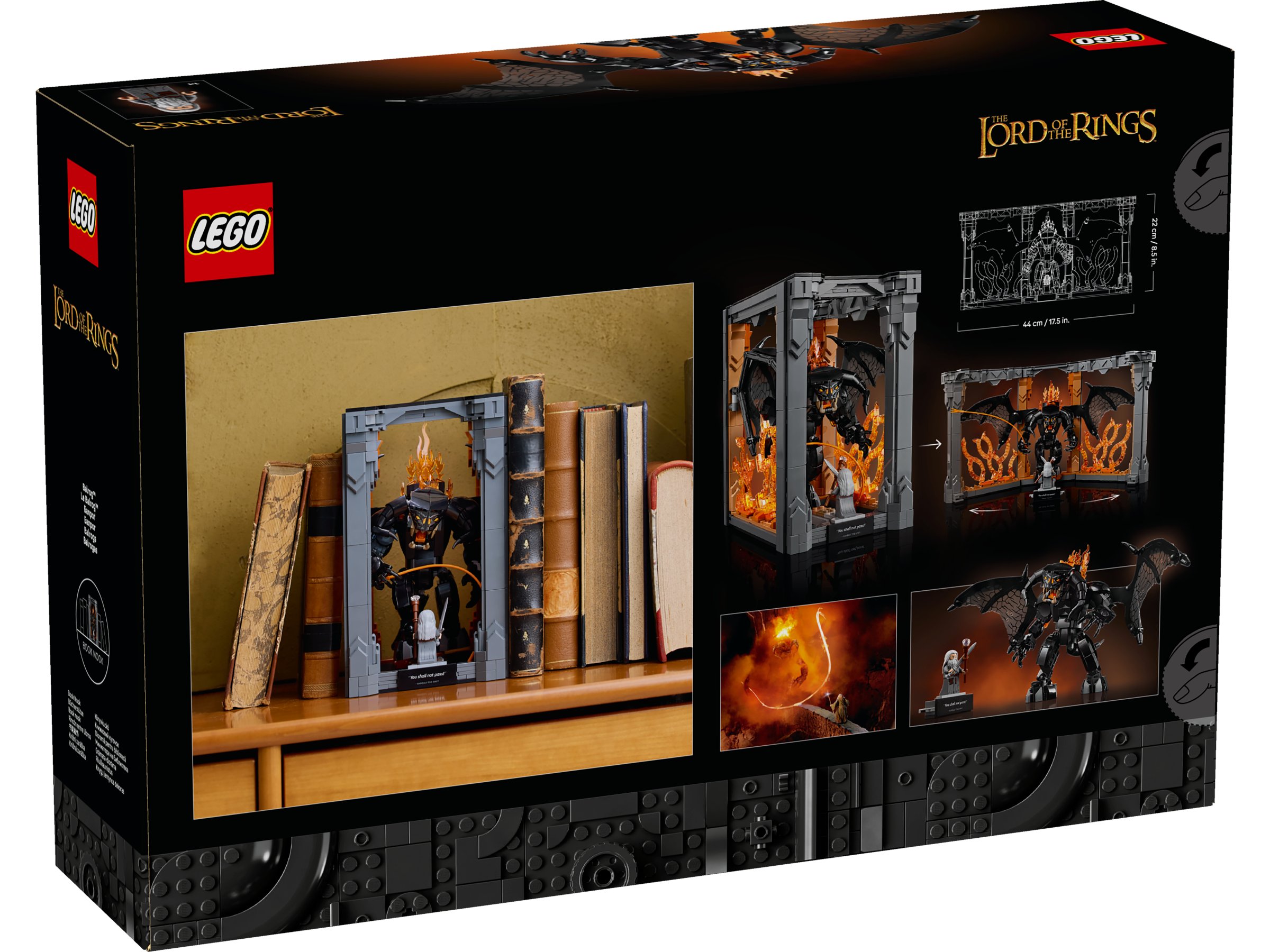 LEGO Icons Der Herr der Ringe: Balrog™ Bücherstütze 10367 - Bild 7