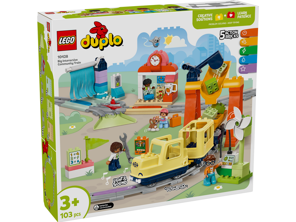 LEGO DUPLO Grosse Interaktive Eisenbahn 10428