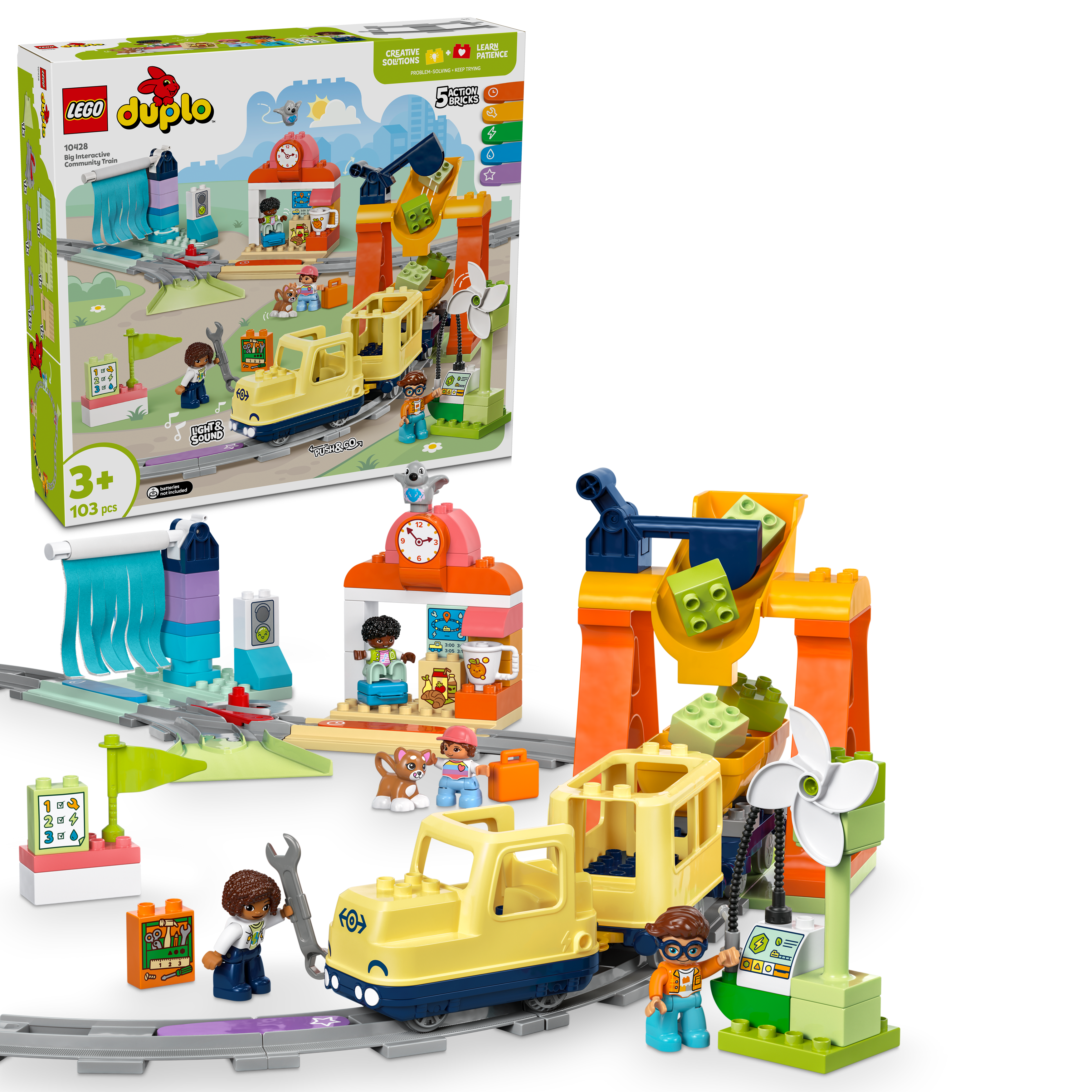 LEGO DUPLO Grosse Interaktive Eisenbahn 10428 - Bild 6