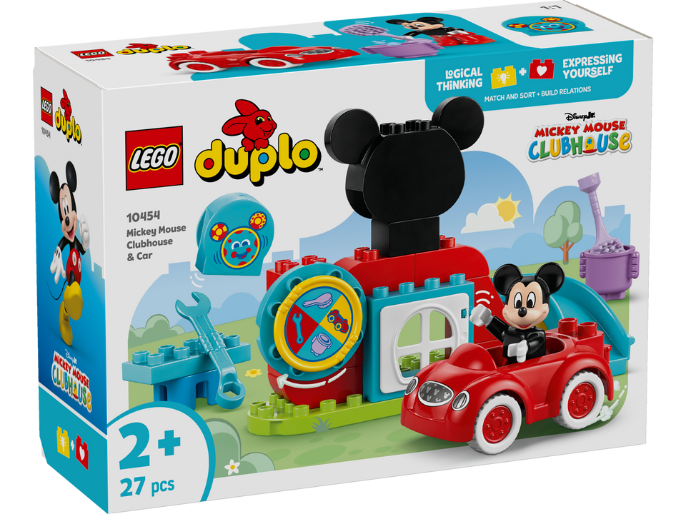 LEGO DUPLO Mickys Clubhaus und Auto 10454