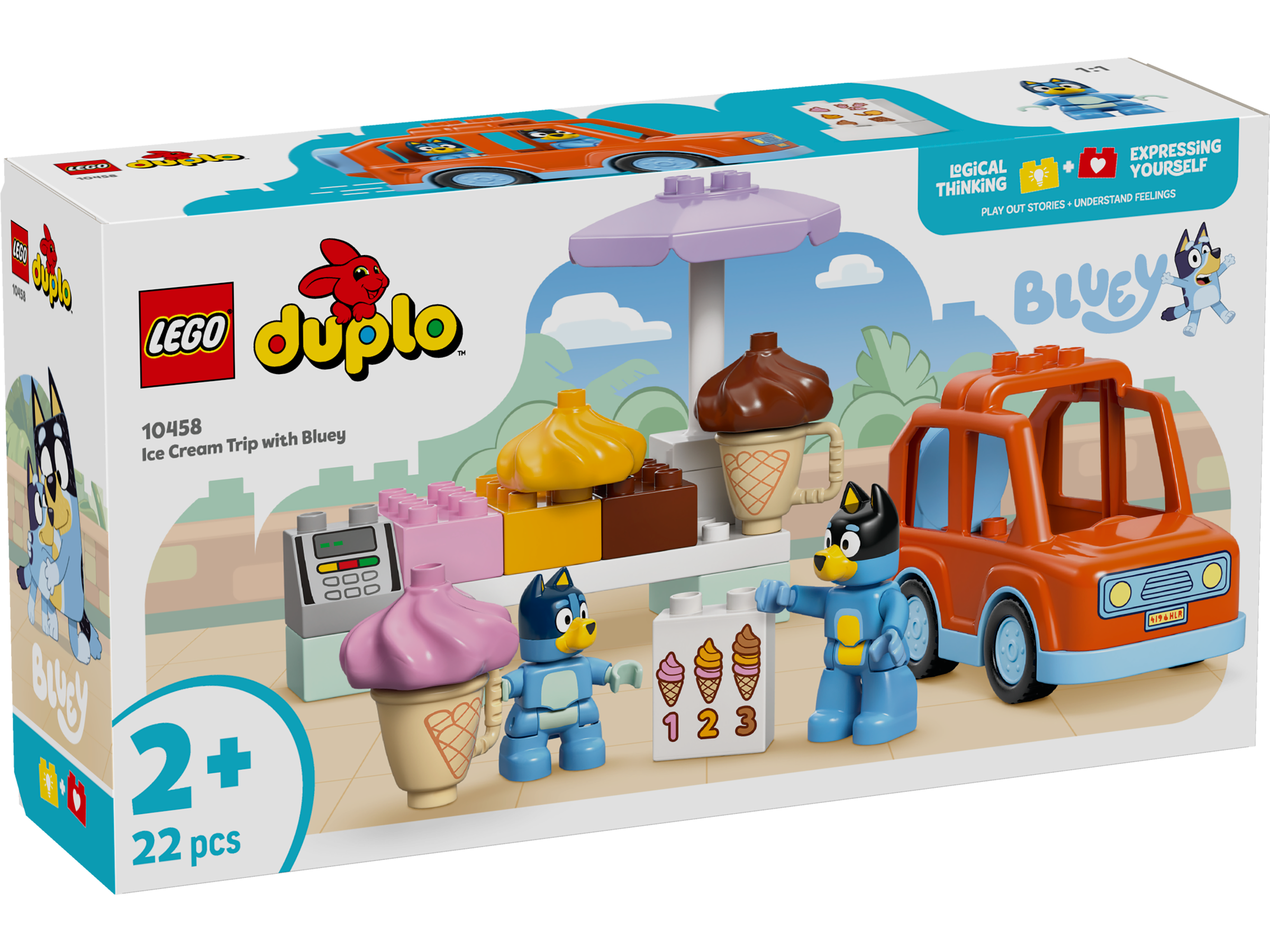 LEGO DUPLO Ausflug zur Eisdiele mit Bluey 10458 - Bild 1