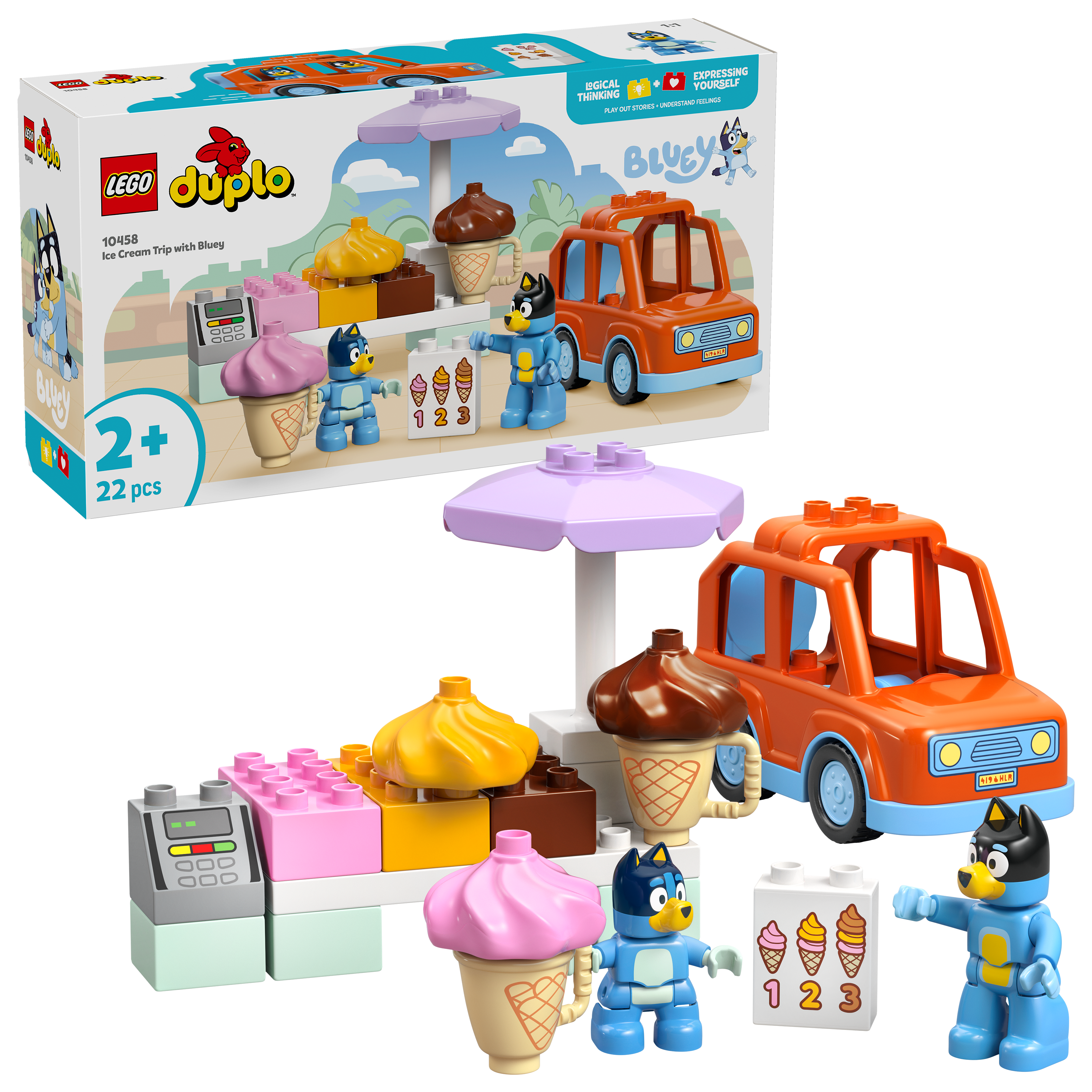LEGO DUPLO Ausflug zur Eisdiele mit Bluey 10458 - Bild 6