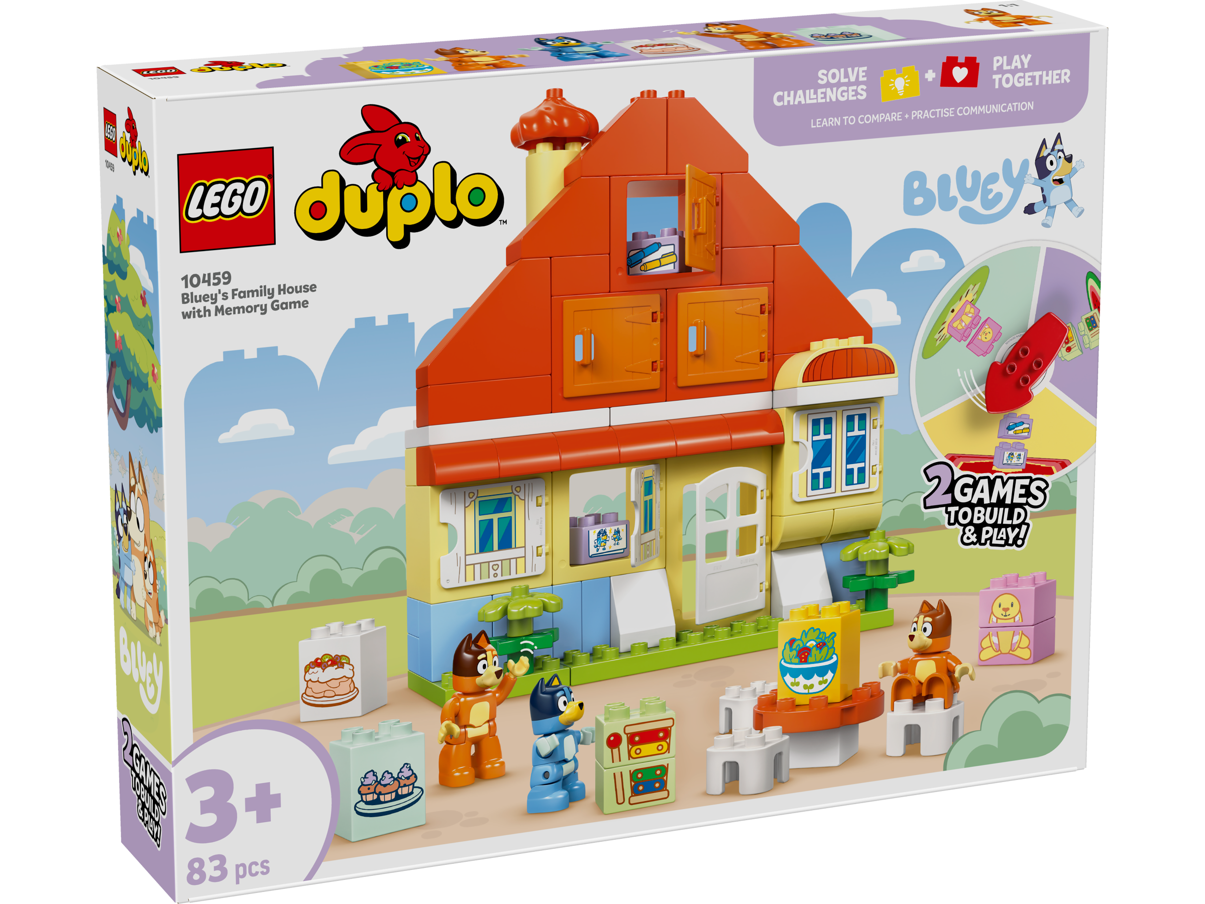 LEGO DUPLO  Blueys Familienhaus mit Memory-Spiel 10459 - Bild 1