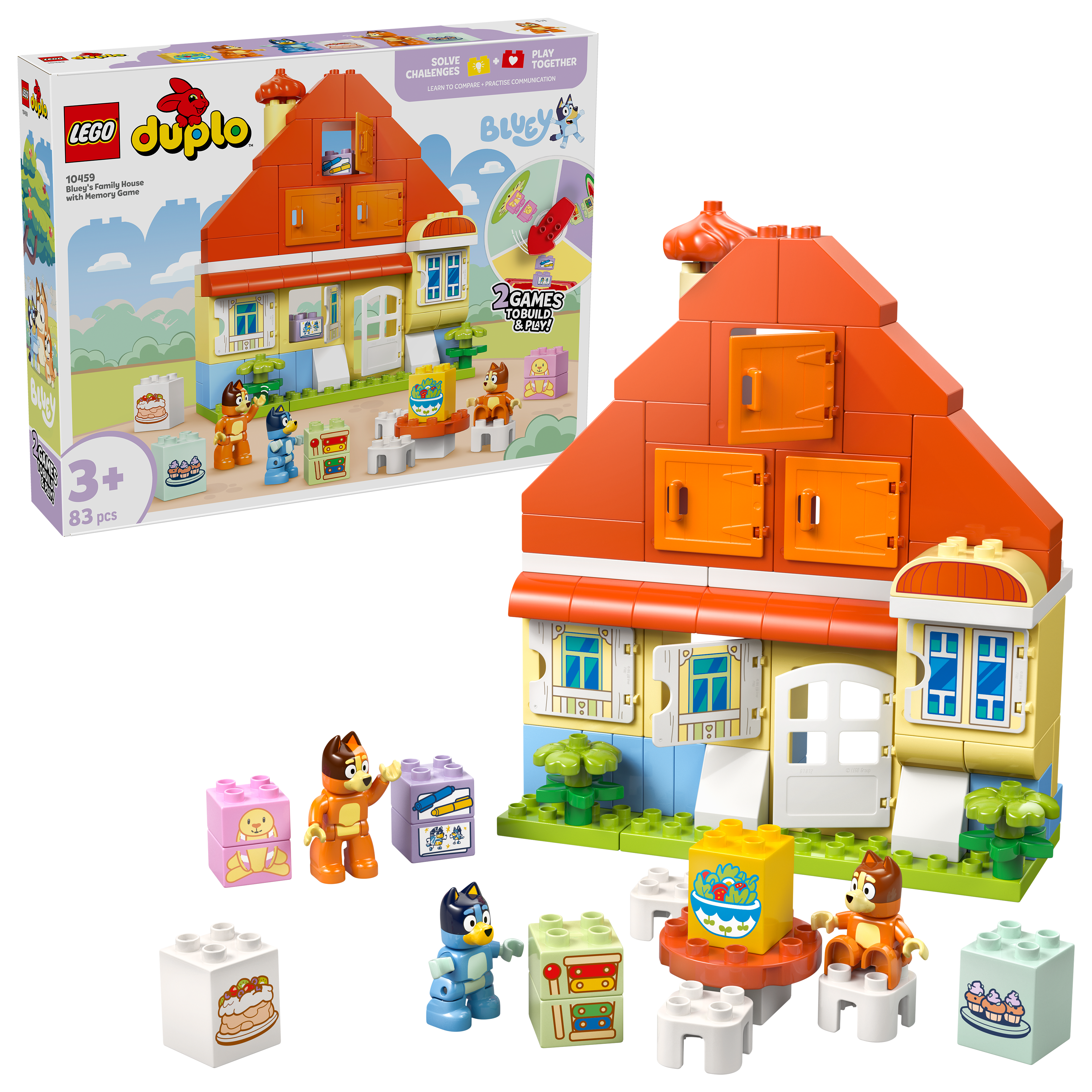LEGO DUPLO  Blueys Familienhaus mit Memory-Spiel 10459 - Bild 5