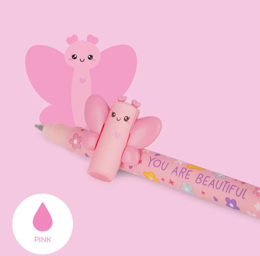 Legami Erasable Gel Pen Butterfly pink - Bild 2